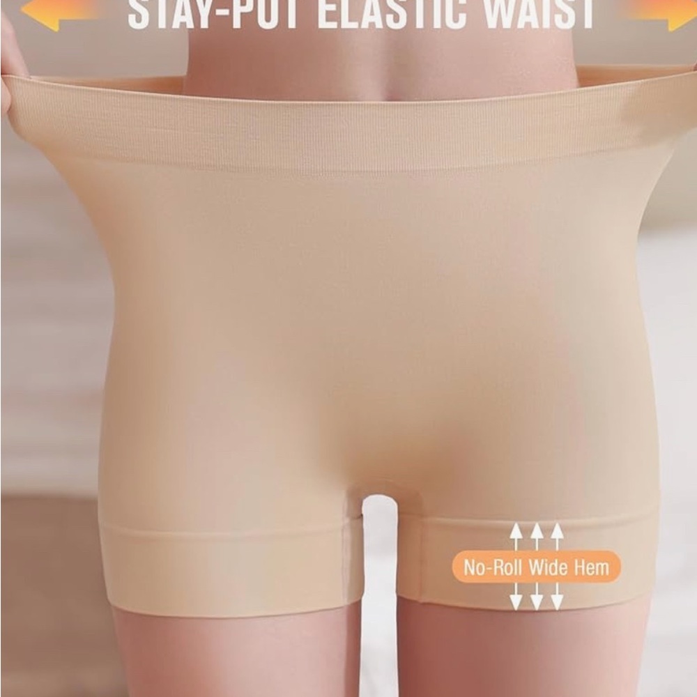 BESTENA Seamless Smooth Nude Shapewear Boyshorts -3 pack - Picture 2 of 3